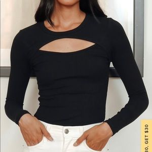 Lulu’s Flirty Little Secret Cut Out Top